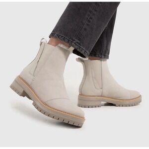 Toms Women's Dakota Boot Water Resistant Pebble‎ Grey Leather Size 11